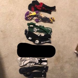 Various Nike and Athletic Socks